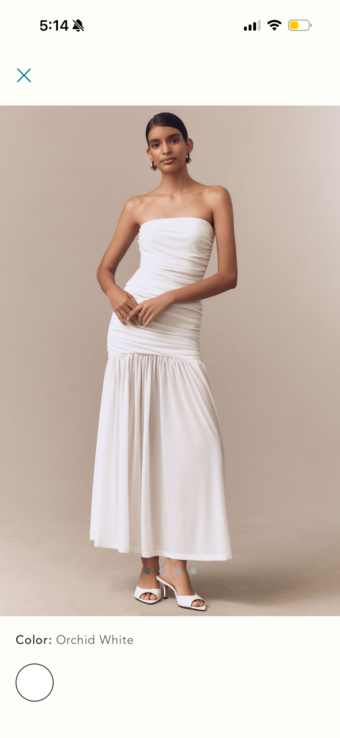 Anthropologie / BHLDN Arabella Strapless Sequin Fringe Mini Dress | rowely