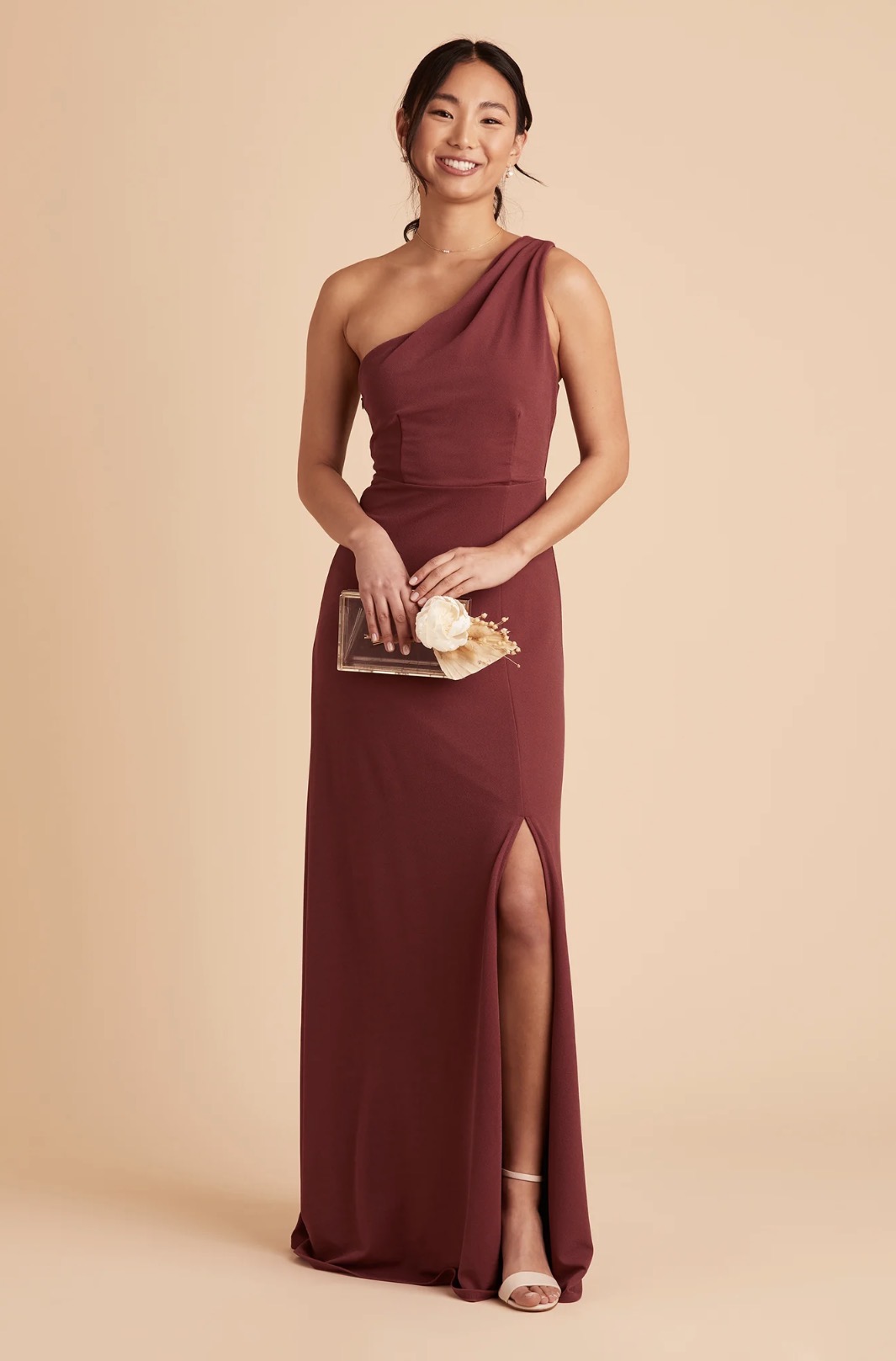 kira dress birdy grey Spice Bridesmaid Dress Shiny Satin Size 1X