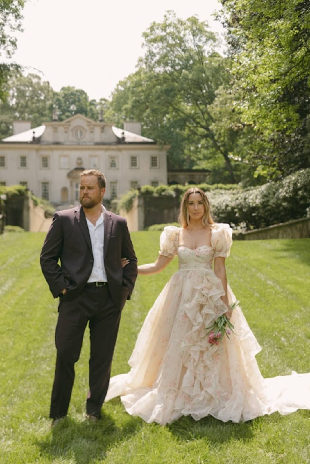 The Summer Home in Bloom Wedding Gown rowely