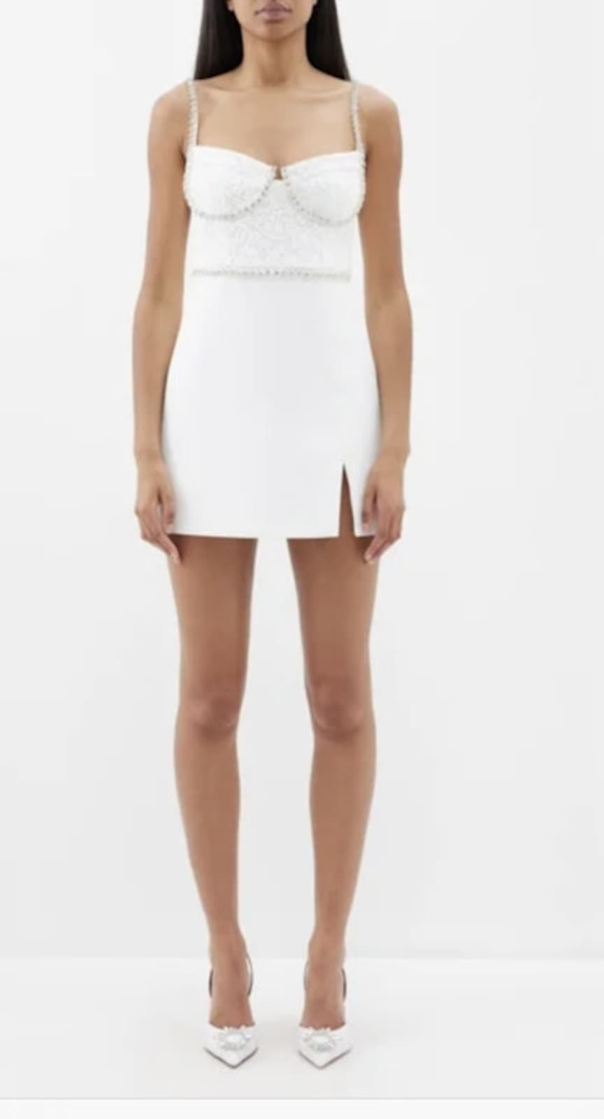 knee length dresses for ladies Ziva Embellished Mini Dress – SIMKHAI main image 1