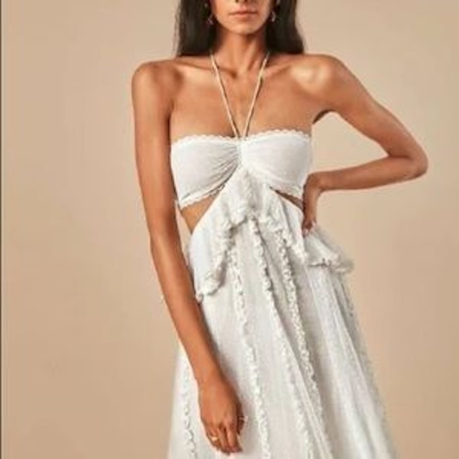 black cotton strapless maxi dress Tie-Back Strapless Maxi Dress – Cotton Candy LA