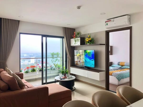Cho thuê căn hộ biển Phú Tài Residences -Tầng Cao - View đẹp - Căn hộ đầy đủ nội thất cao cấp