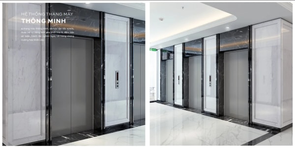Altara Residences Quy Nhơn - Hệ thống thang máy thông minh