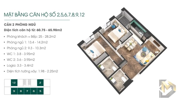 Altara Residences Quy Nhơn - 2PN – Không gian cho gia đình