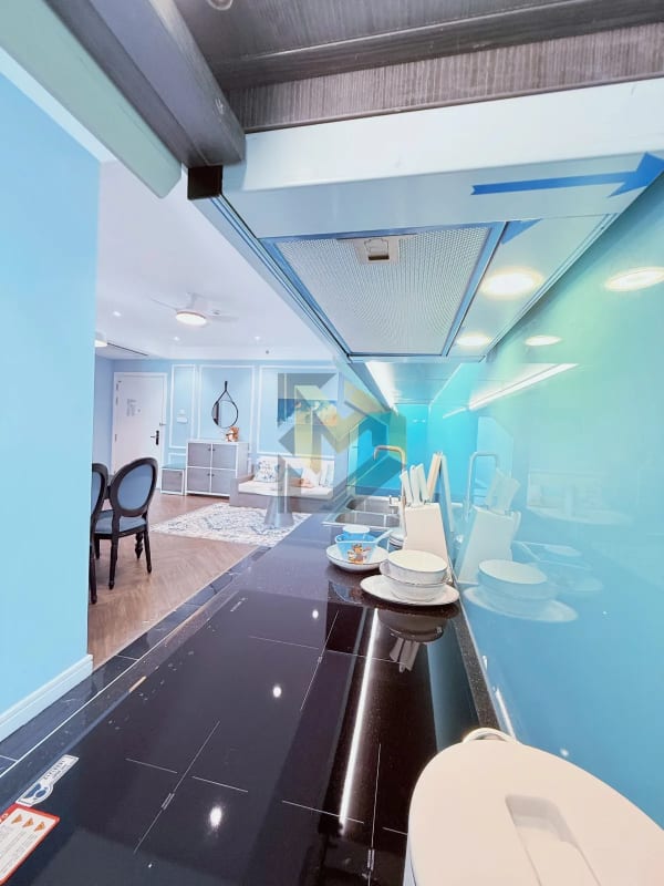 Altara Residences Quy Nhơn - Không gian bếp và bàn ăn tại căn hộ Altara