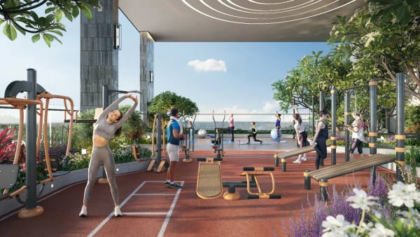 Simona Heights Quy Nhơn - Gym Garden & Yoga Garden