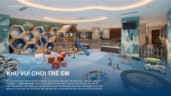 Khu vui chơi trẻ em tại Luvista Quy Nhơn