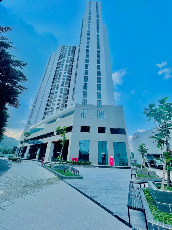 Mặt ngoài The Calla Quy Nhơn sau khi hoàn thiện