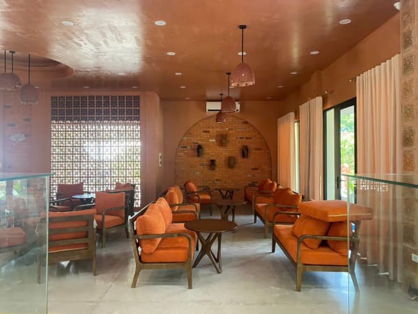Không gian tiếp khách tại văn phòng bán hàng Baia Retreat Hội Vân