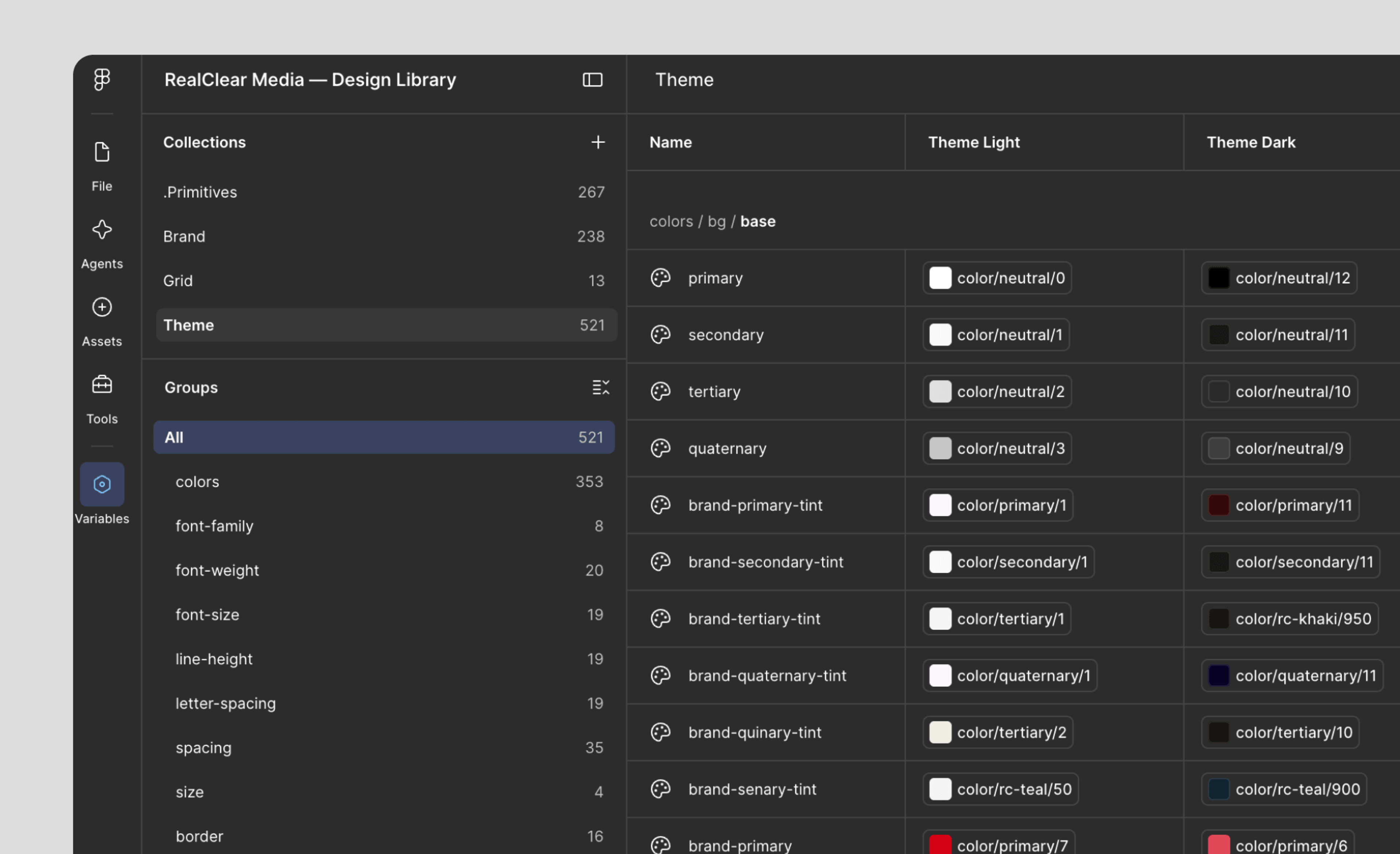RealClear Media design system components