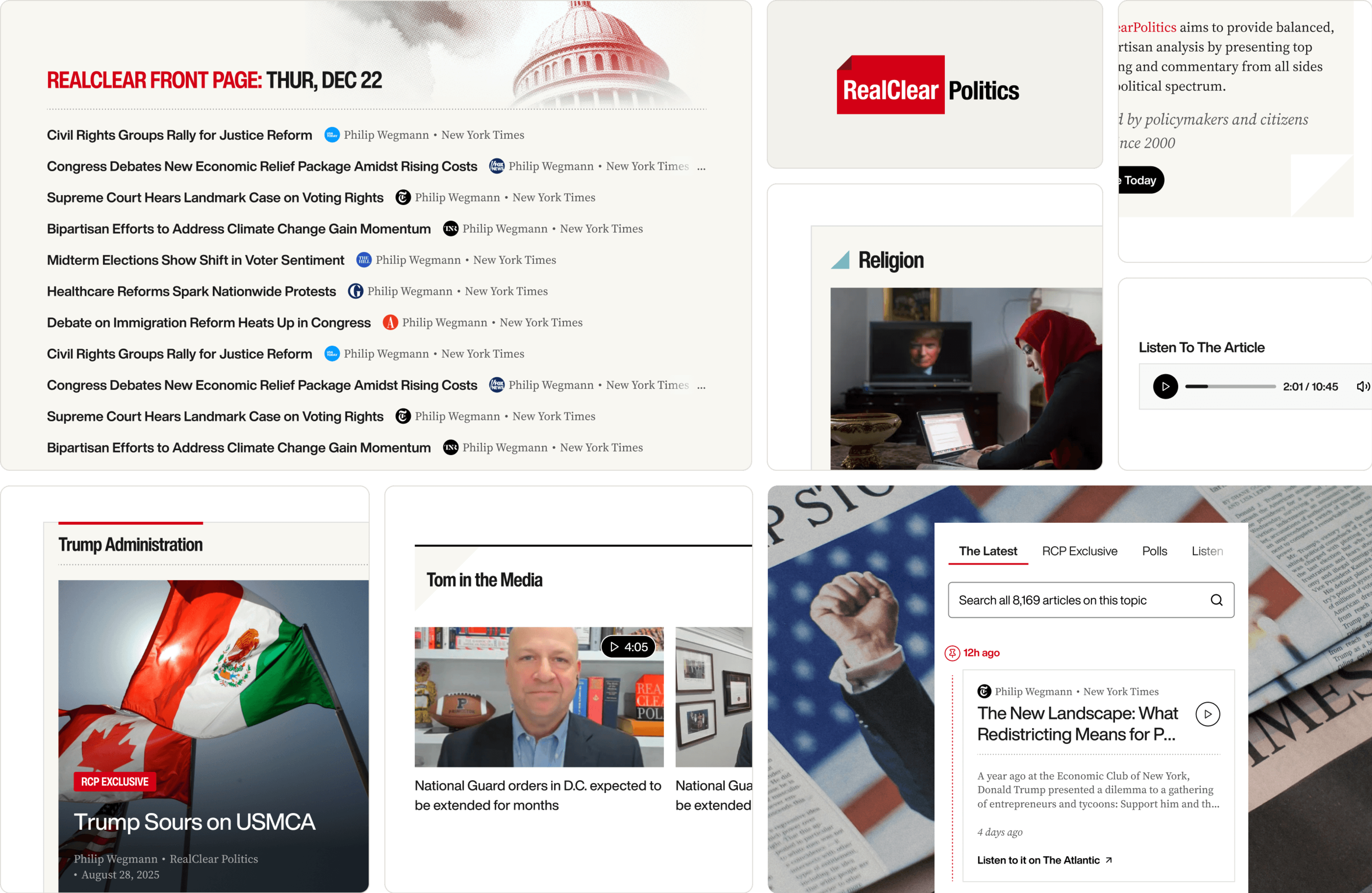 RealClear Media editorial visual language overview