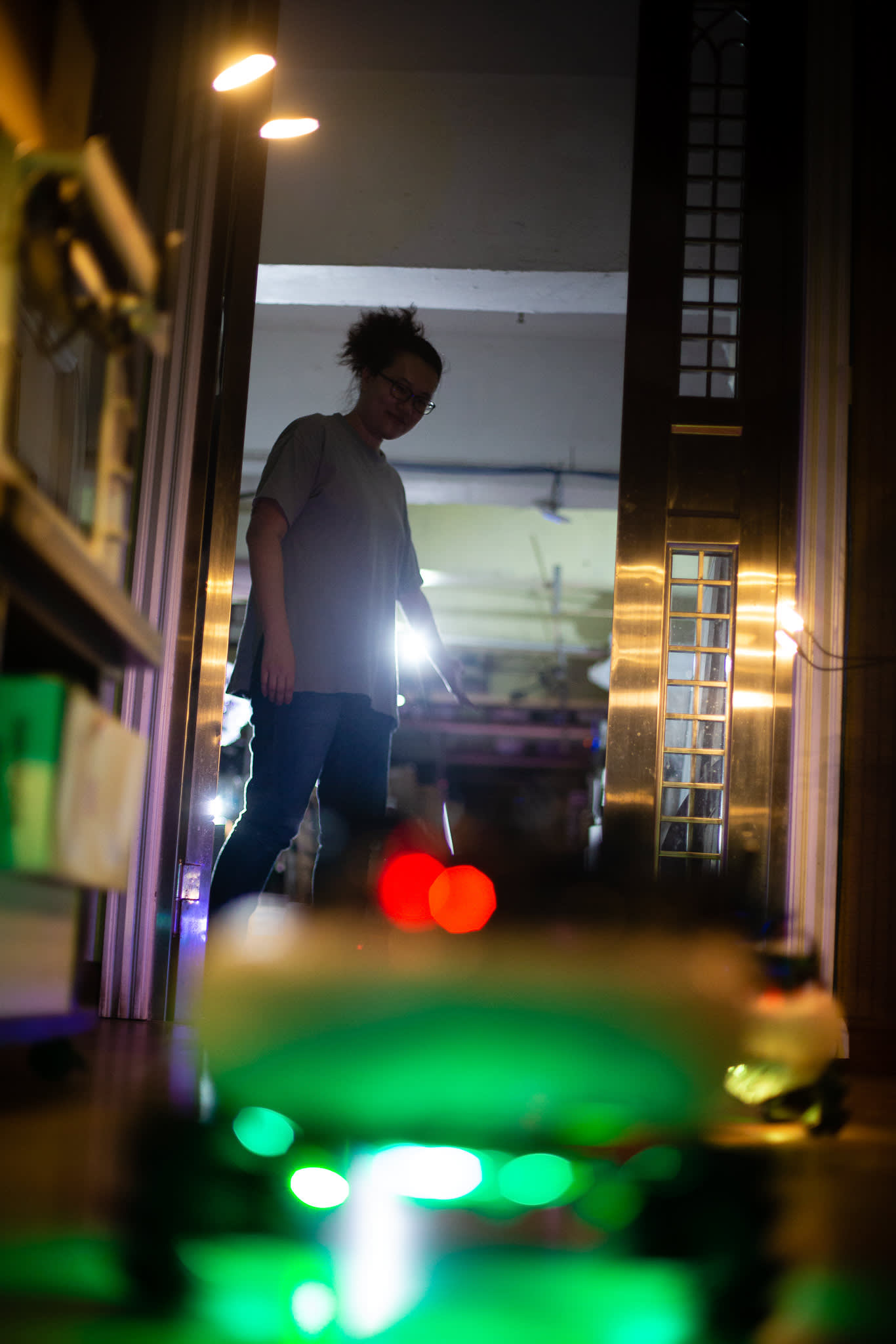 Through the doorway into the storage area – from Presence