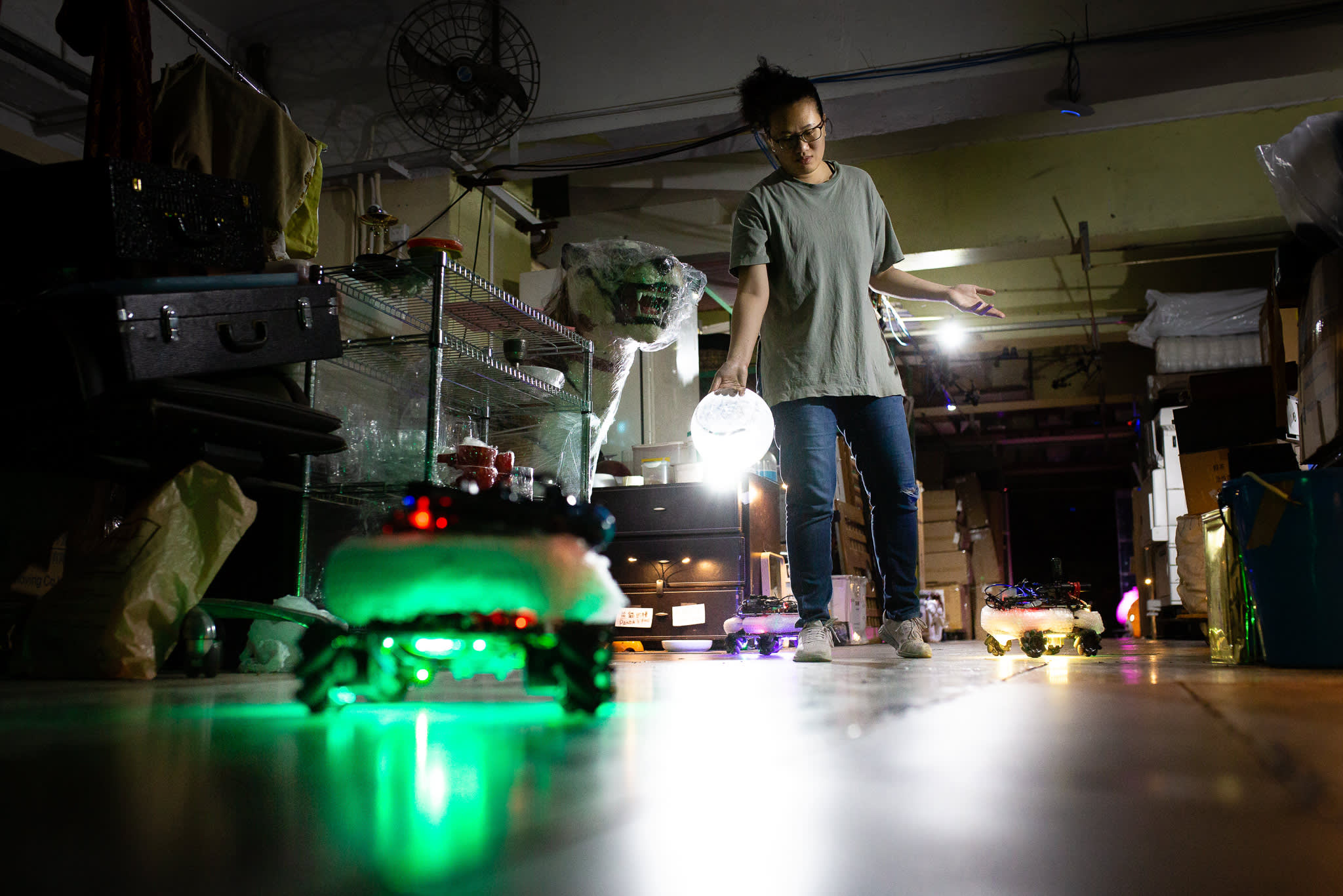 Entering the storage area – from Presence