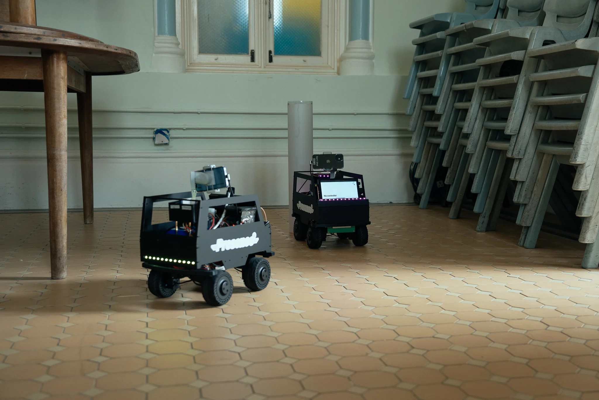 1956 - The first group of students, 52 in number, settled down in the castle and University Hall was born.