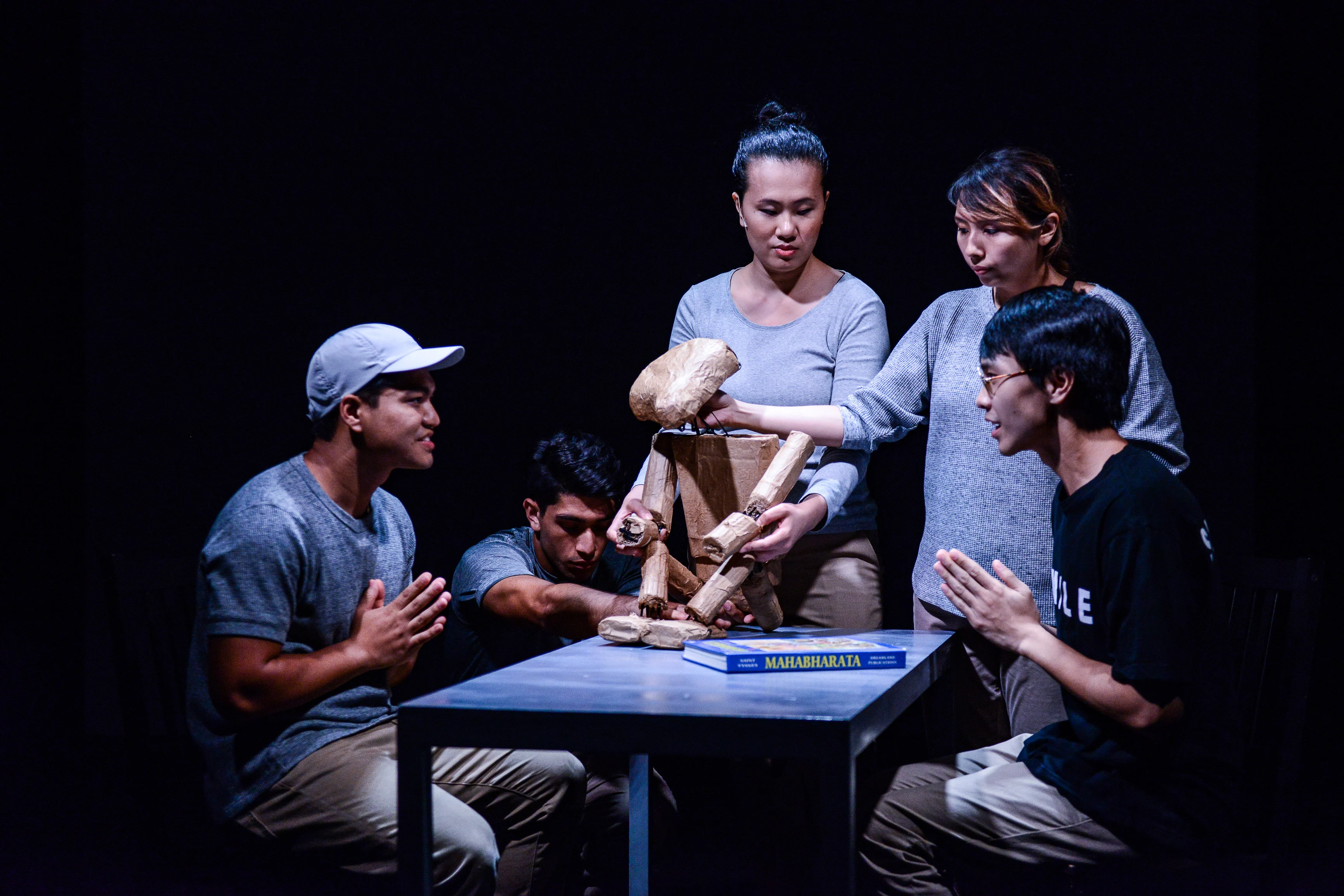 But when Arjun arrives and sees his relatives across the battle lines, he can’t fight