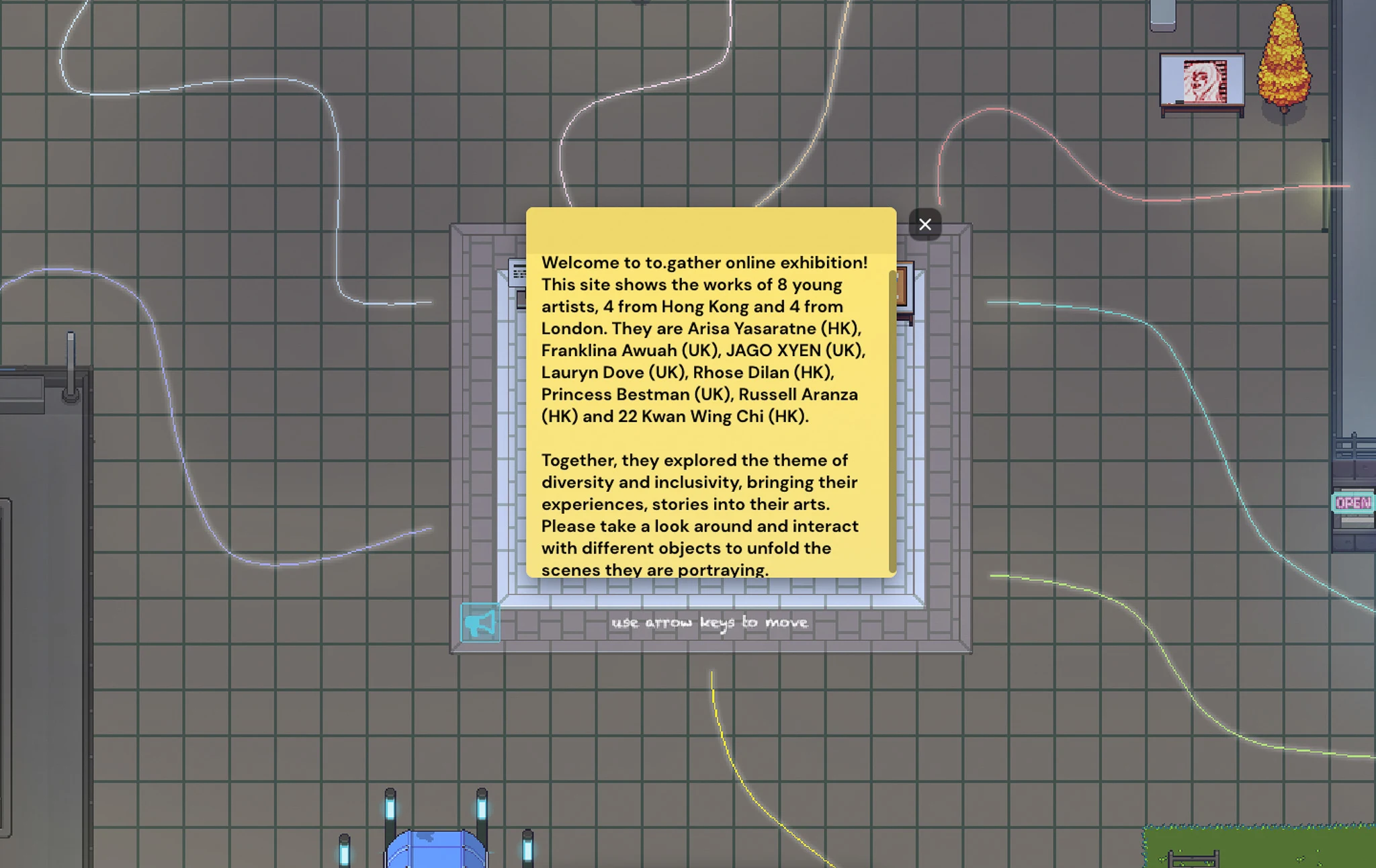 Oh~ So it’s an online exhibition site for their work, let’s go!