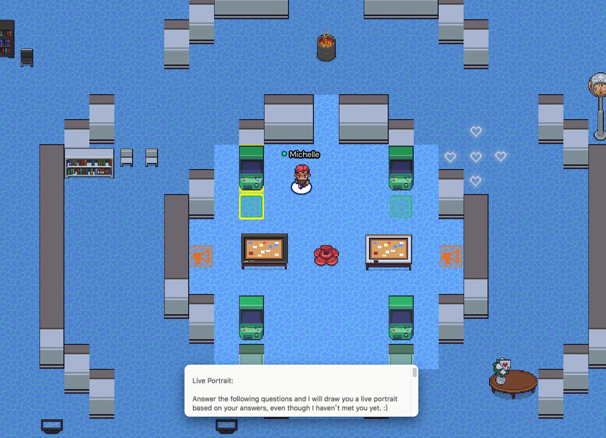 A live portrait! Am definitely signing up for this!