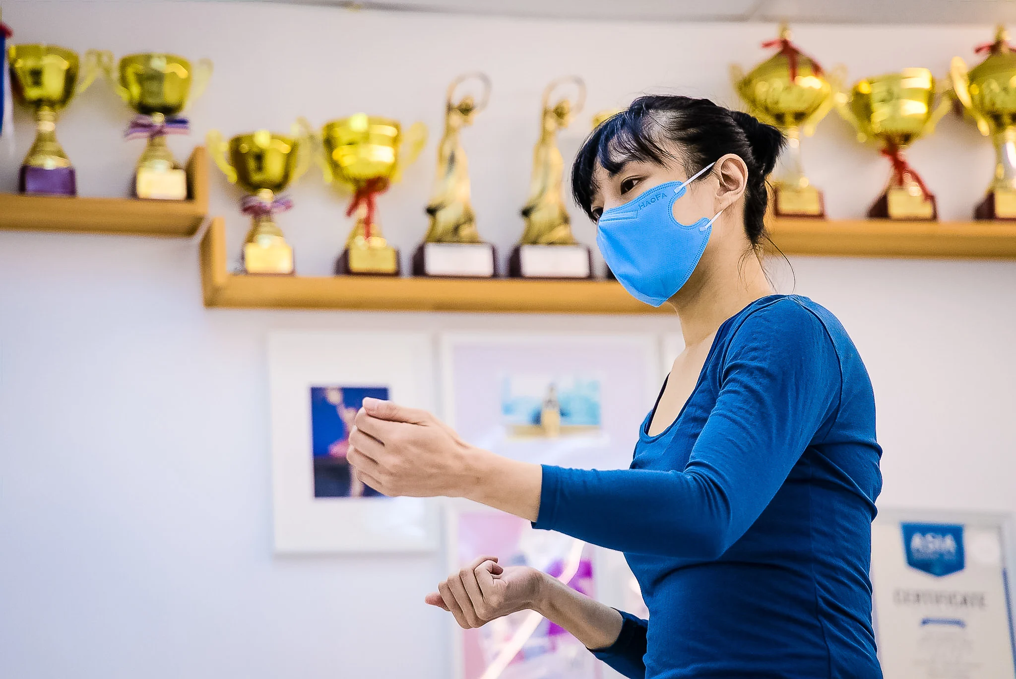 我好細個就開始學芭蕾舞架啦