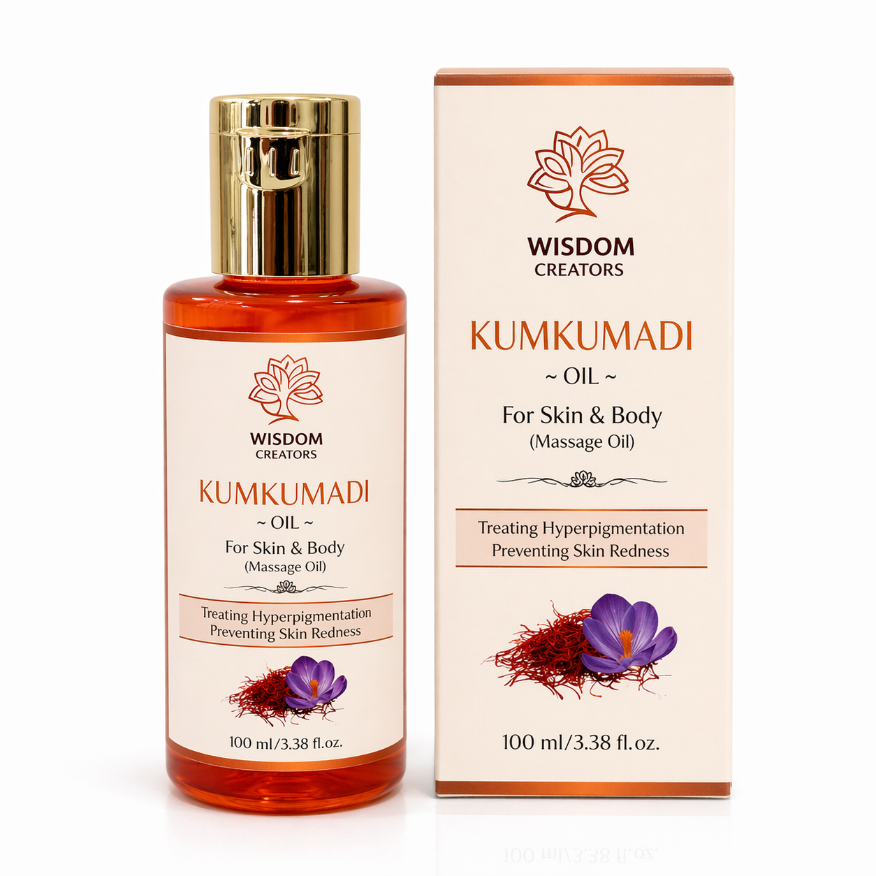 Kumkumadi Oil — Saffron Face & Body Oil for Glow, Brightening & Even Skin (100ml) — ingredients