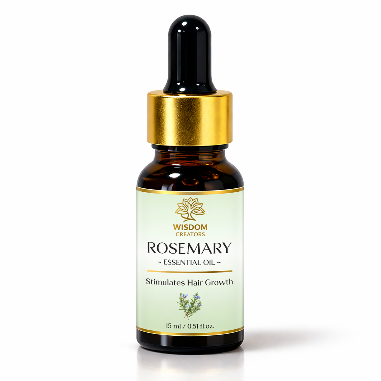 Rosemary Essential Oil - Hair Growth & Aromatherapy (15ml)