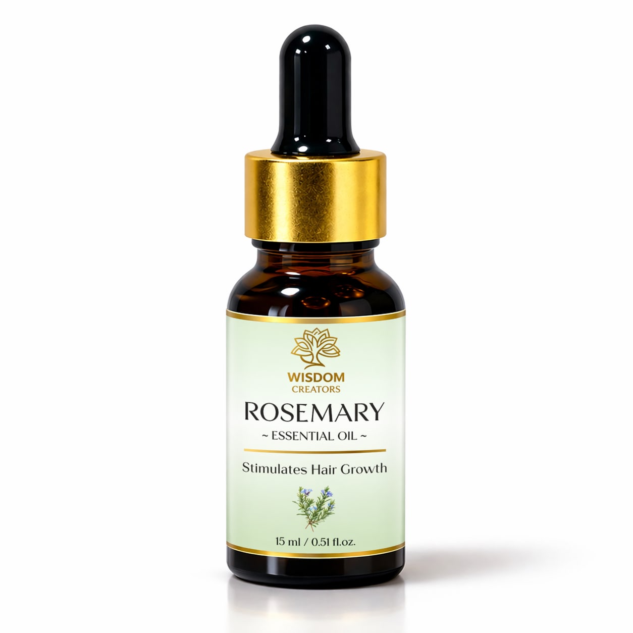 Rosemary Essential Oil - Hair Growth & Aromatherapy (15ml)