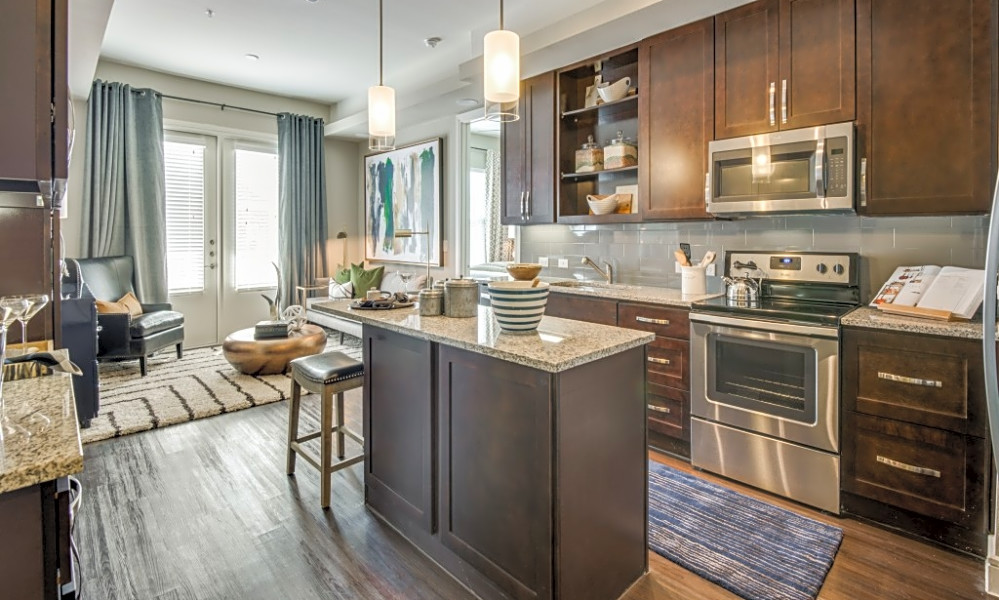 What apartments will 1,100 rent you in Downtown San Antonio, right