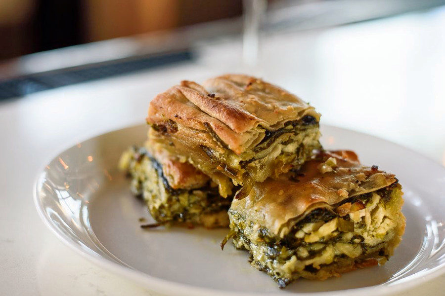 Spanakopita at Greektown Grill in Greenville, SC