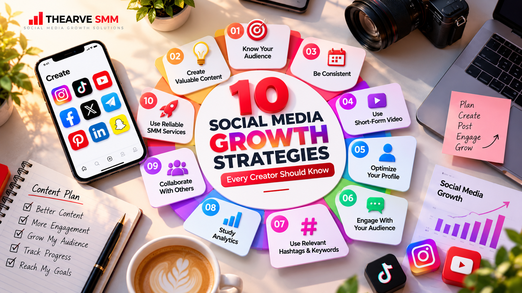 10 Social Media Growth Strategies Every Creator Should Know