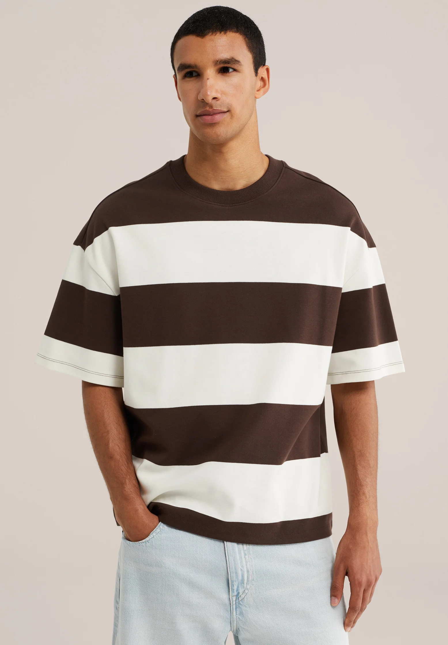 T-shirt imprimé - dark brown