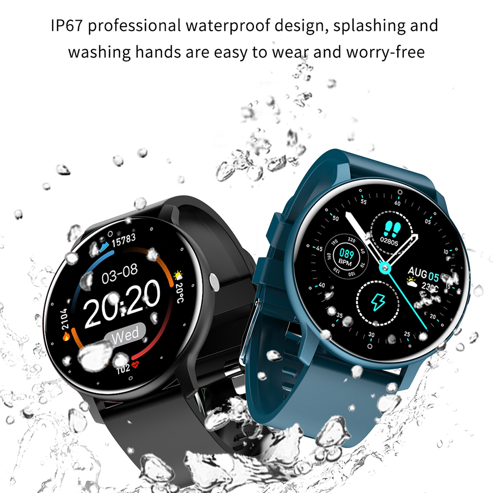 Montre connect├®e ronde ZL02D
