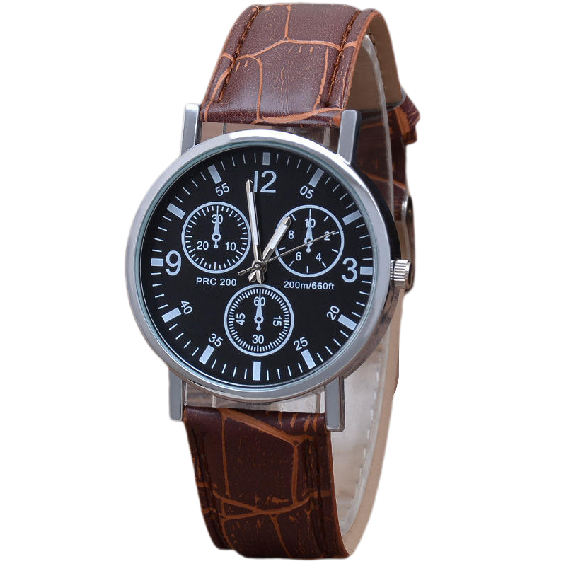 Montre  Quartz PU de Luxe