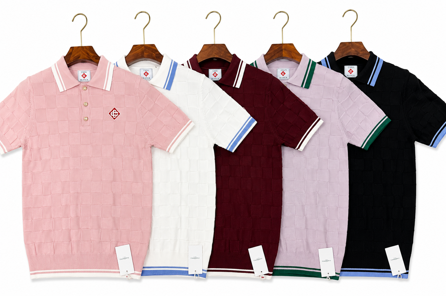 Polo Tricot Maille Relief – Collection Resort