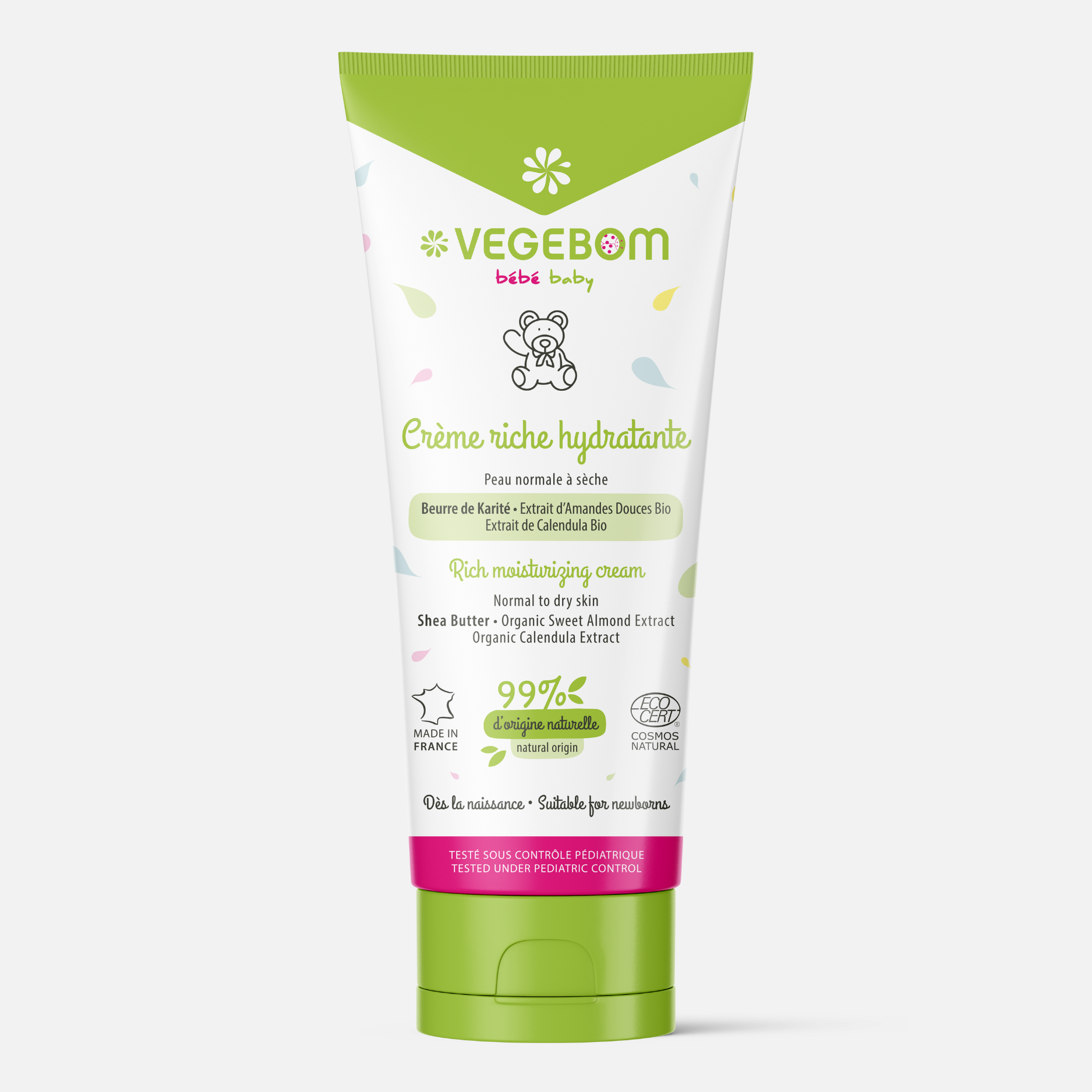 VEGEBOM Bébé Crème Riche Hydratante
