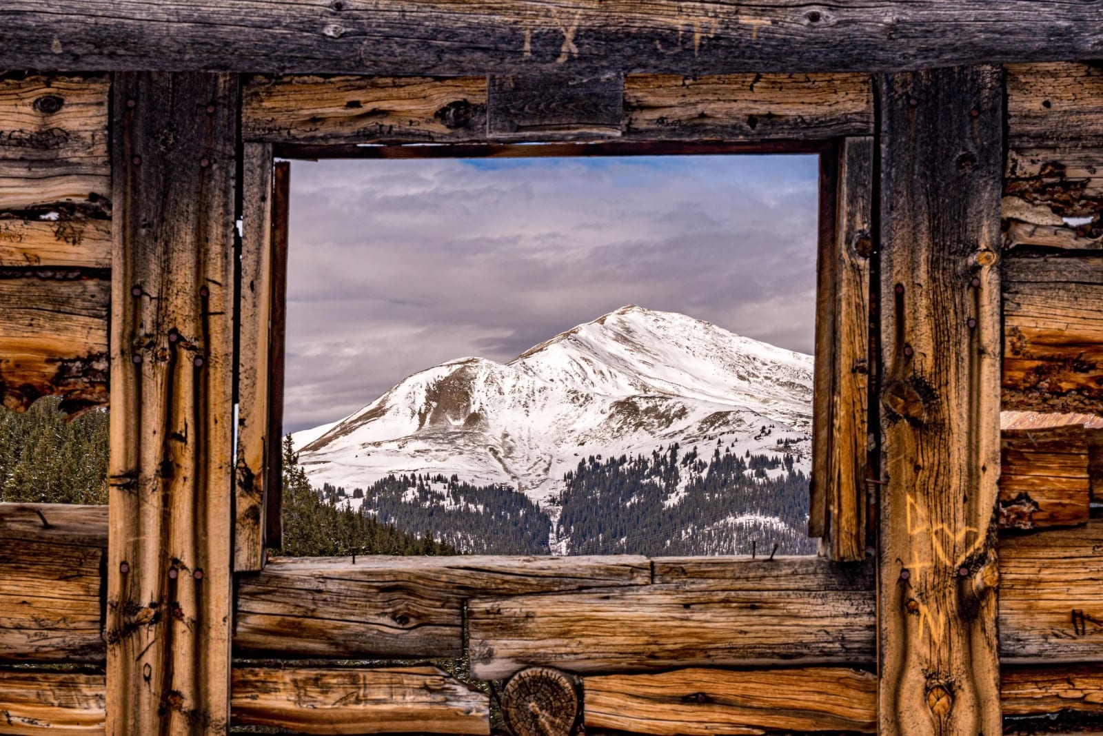 Still Doing Its Job — Mayflower Gulch, Colorado. The same window the Mayflower Gulch miners looked through every morning, still framing the same…