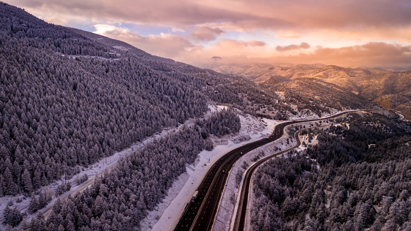 I-70 Threading Floyd Hill