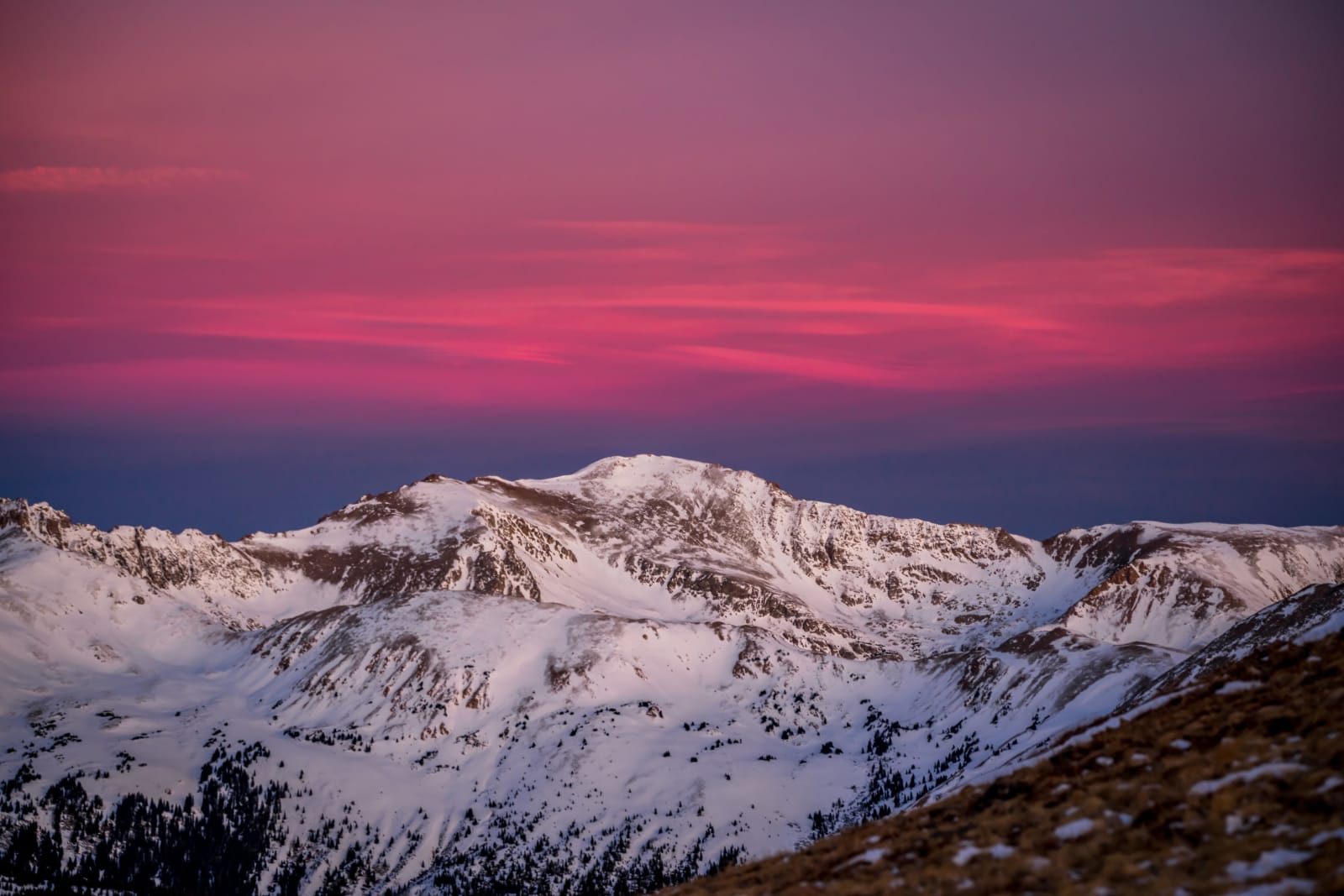 Pink Band Over Sniktau