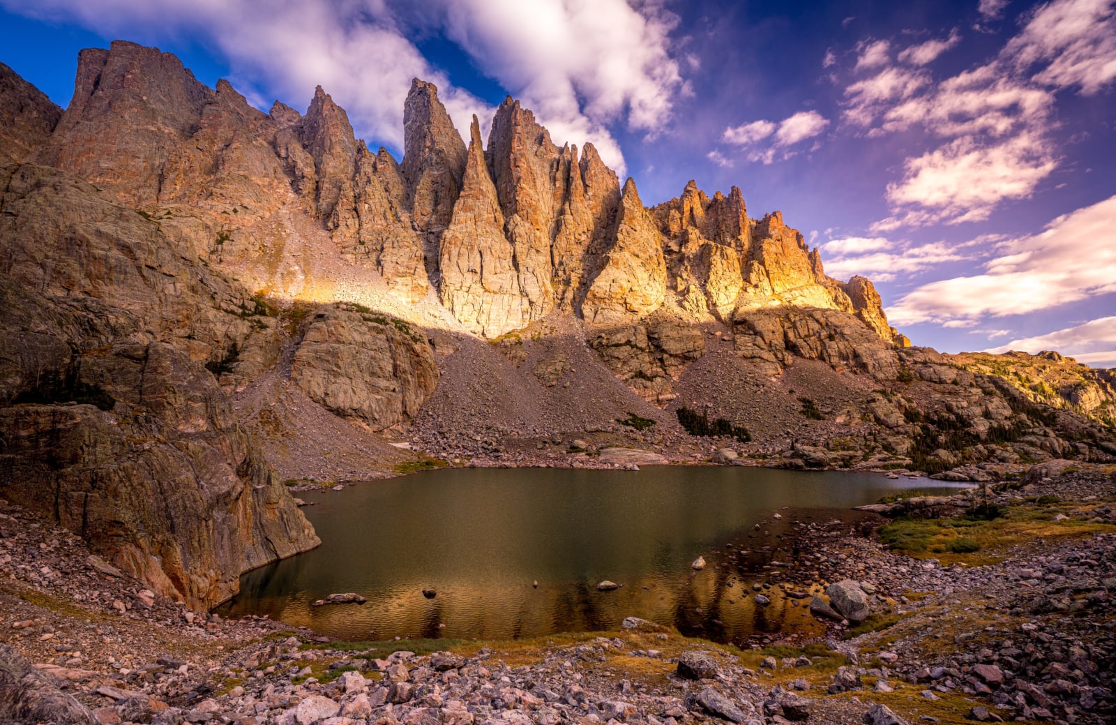 Violet Over the Sharkstooth