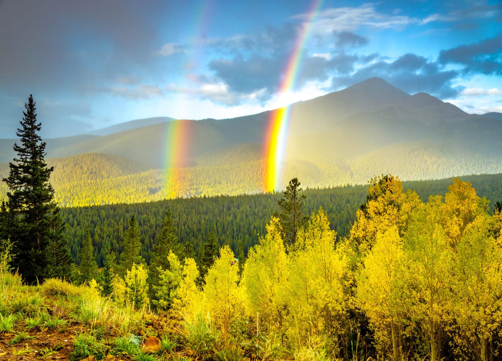 Gold at the end of the rainbow