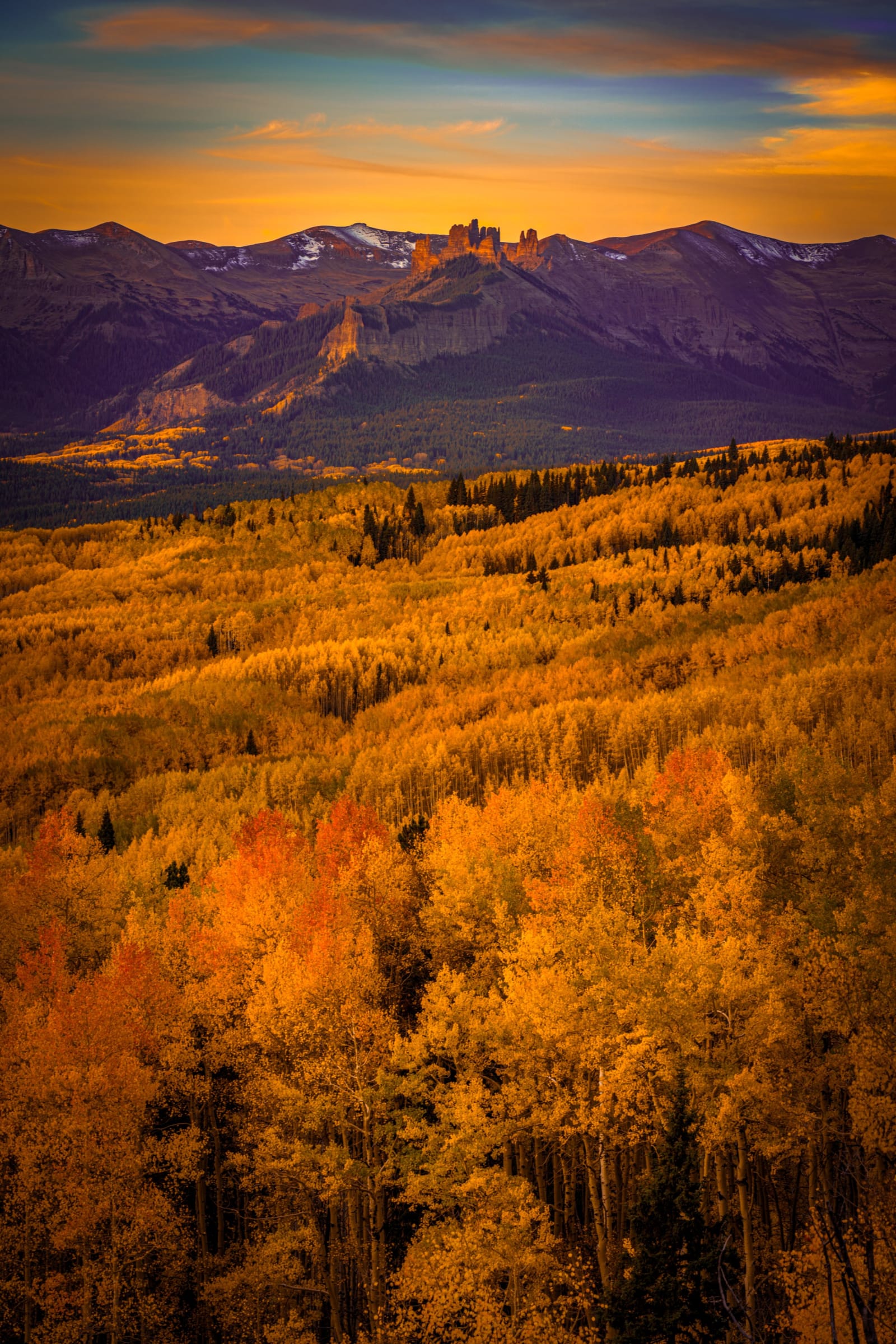 Gold Under a Burning Sky