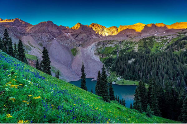 Lower, Middle and Upper Blue Lakes, Colorado — photo by Chris Heaton