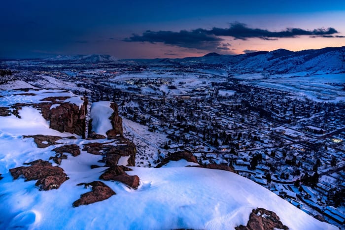 The City From South Table Mountain — Golden, Colorado — Colorado landscape photography by Chris Heaton