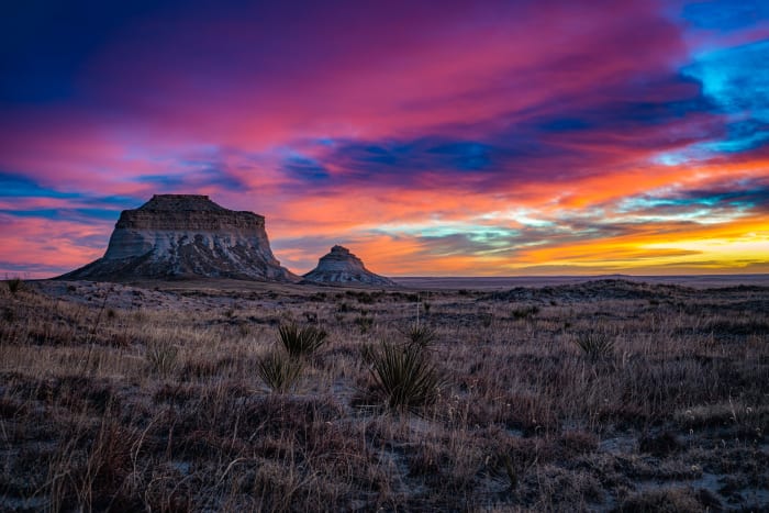 Pawnee Butte Spectacular Sunrise — Pawnee National Grassland, Colorado — Colorado landscape photography by Chris Heaton