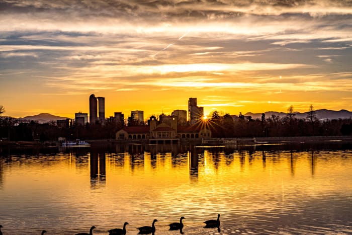 Sunset At City Park — City Park, Denver — Colorado landscape photography by Chris Heaton