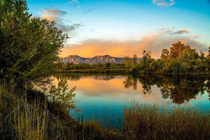 Reflections From Sawhill Lakes — Sawhill Ponds, Boulder — Colorado landscape photography by Chris Heaton
