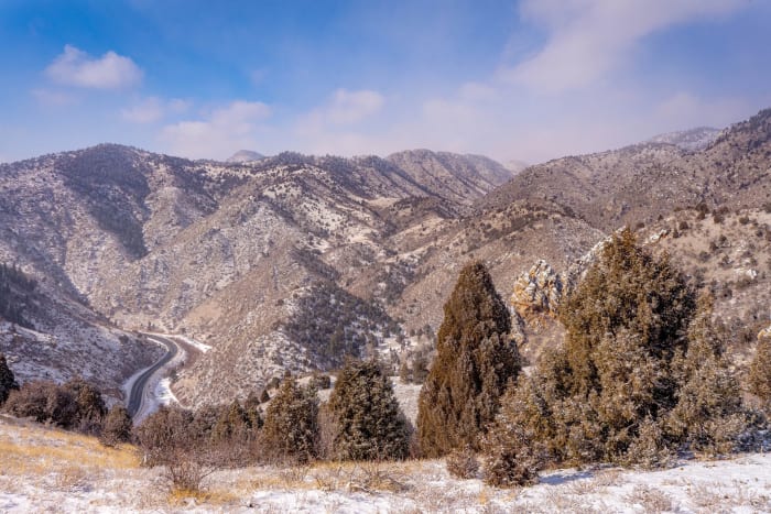 From Up Here the Traffic Is a Rumor — Clear creek canyon — Colorado landscape photography by Chris Heaton