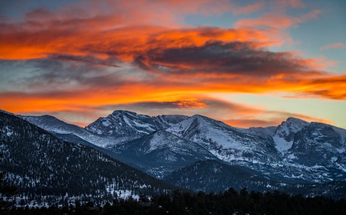 Estes Park Burning Down — Estes Park, Colorado — Colorado landscape photography by Chris Heaton