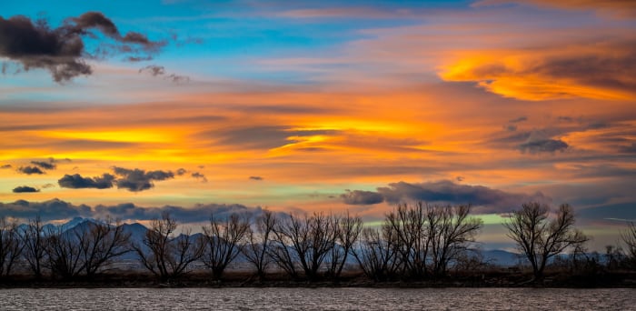 Crown Hill on Fire — Crown Hill Park, Colorado — Colorado landscape photography by Chris Heaton