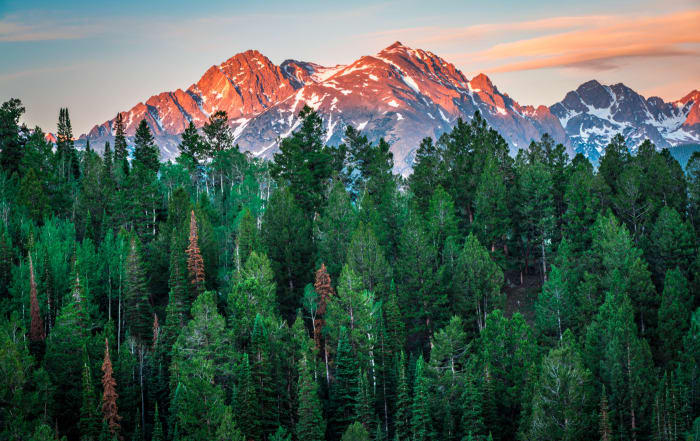 Alpenglow Above the Treeline — Silverthorn, Colorado — Colorado landscape photography by Chris Heaton