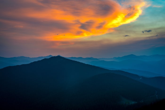 Ember Over Chief Mountain — Chief Mountain, Colorado — Colorado landscape photography by Chris Heaton