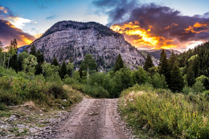 Fire on the Mountain — Marble, Colorado — Colorado landscape photography by Chris Heaton